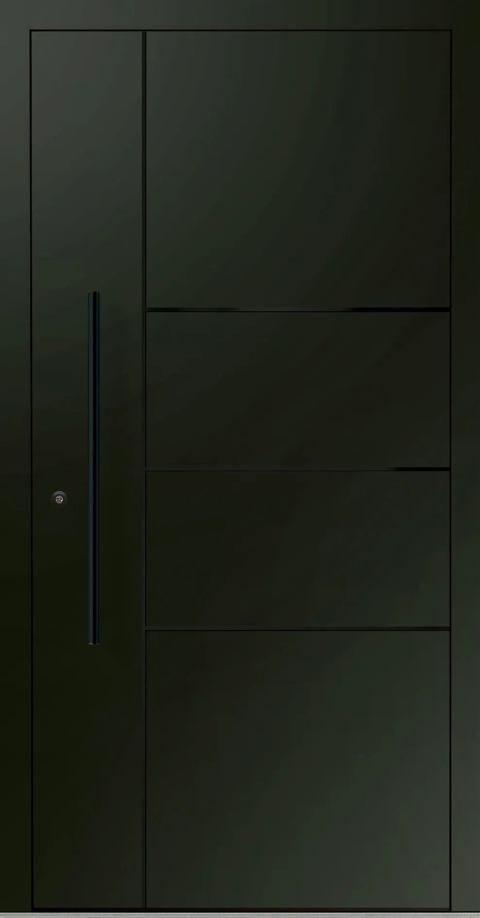 Aluminium-Haustür OptiDoor Blackline 32200D