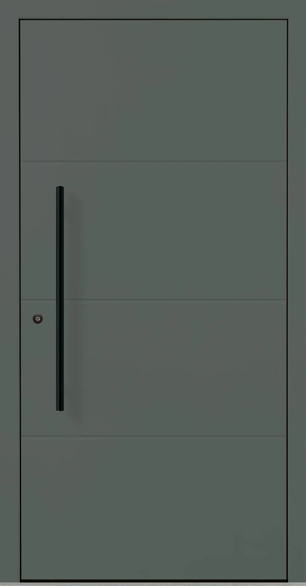 Aluminium-Haustür OptiDoor Blackline 30500D