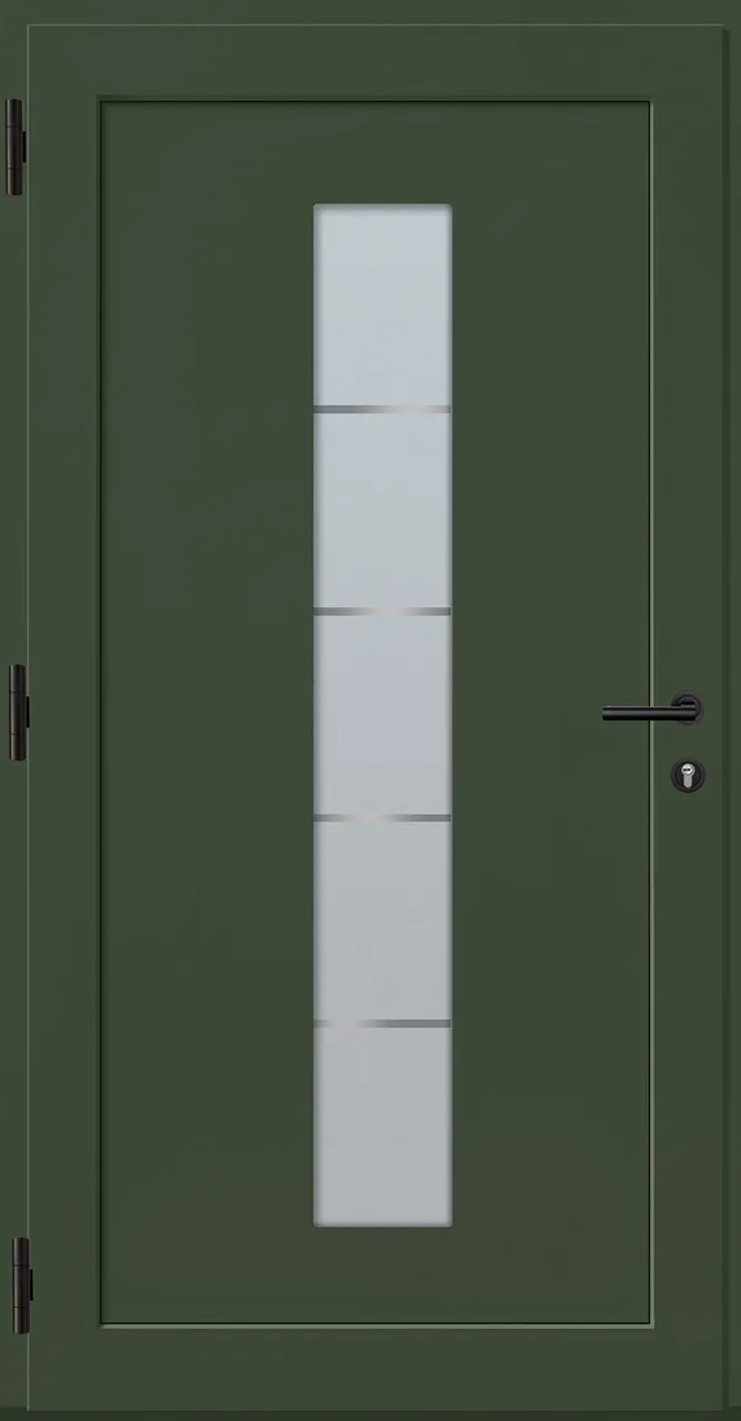 Aluminium-Haustür OptiDoor Power Blackline 38441P