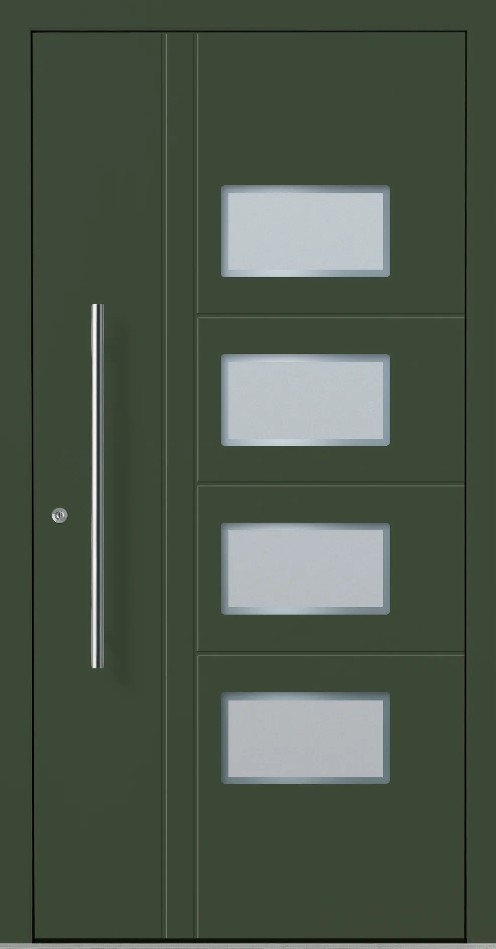 Aluminium-Haustür OptiDoor Design 30620D