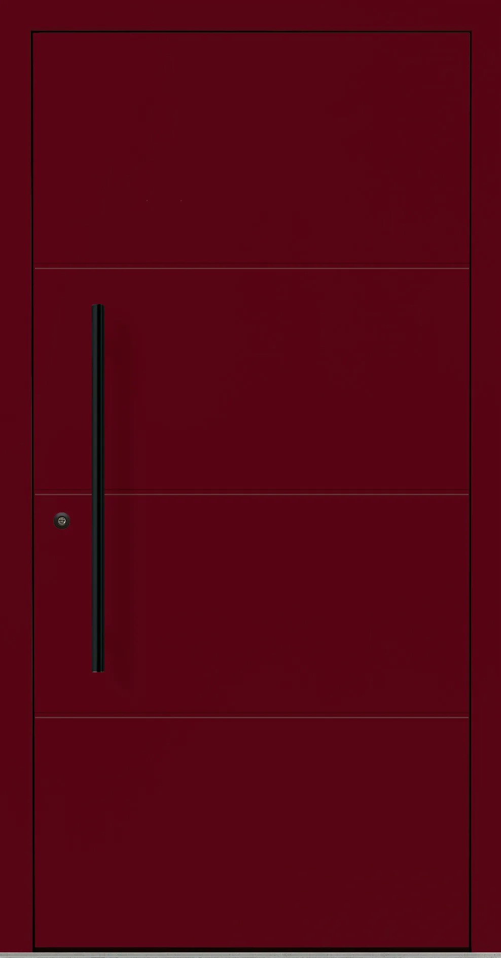 Aluminium-Haustür OptiDoor Blackline 30500D