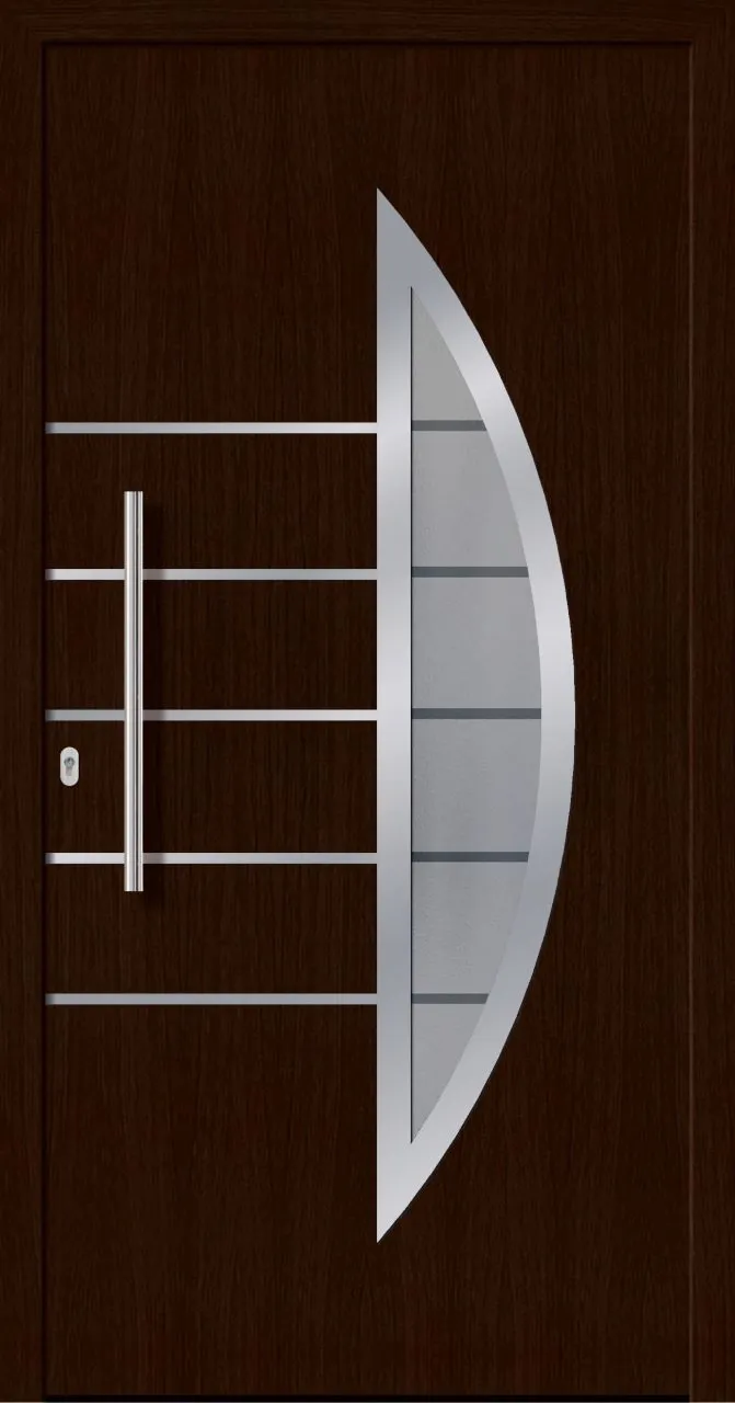 SecuDoor Design 10638D-2 Kunststoffhaustür Mooreiche