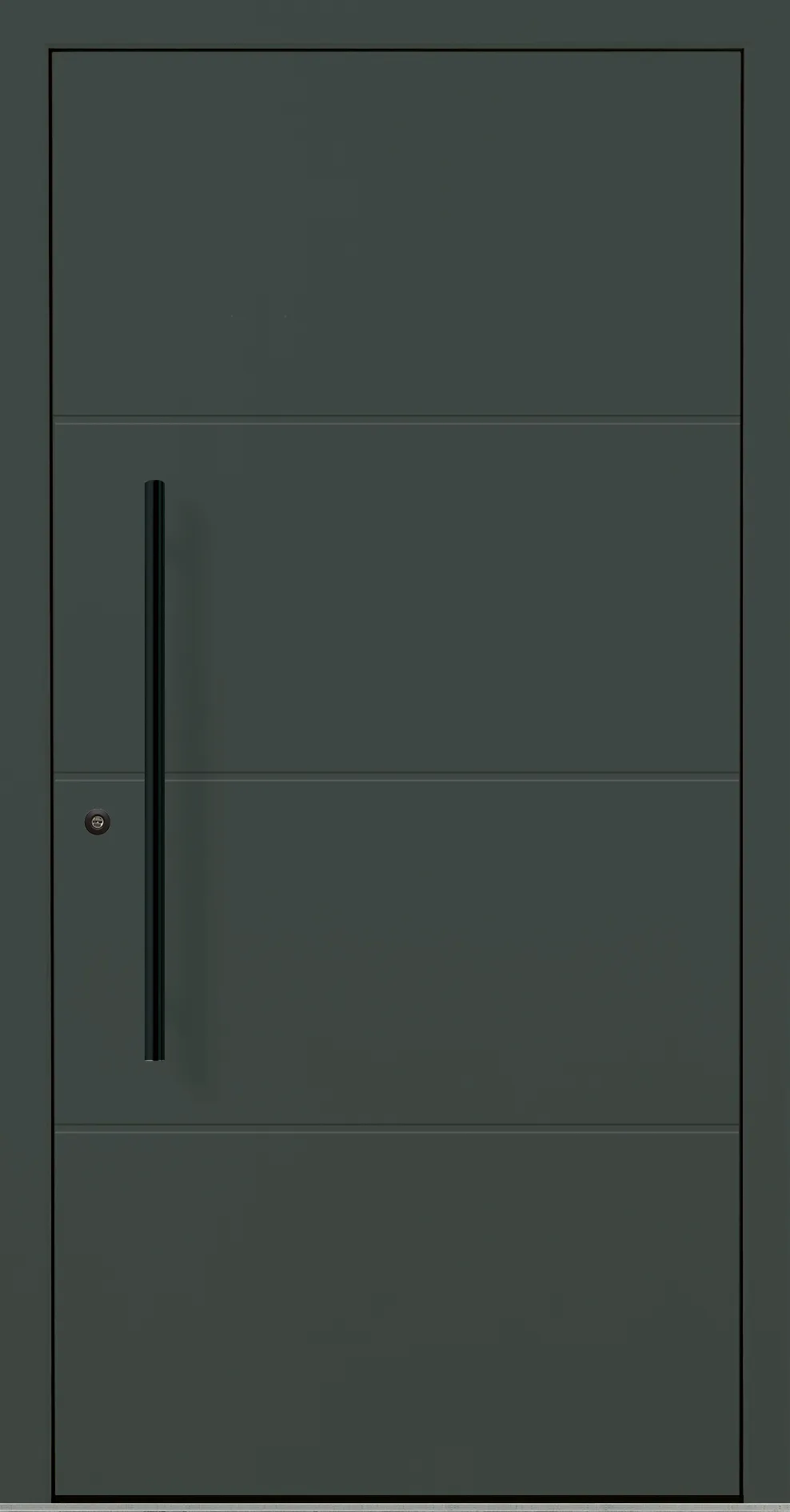 Aluminium-Haustür OptiDoor Blackline 30500D