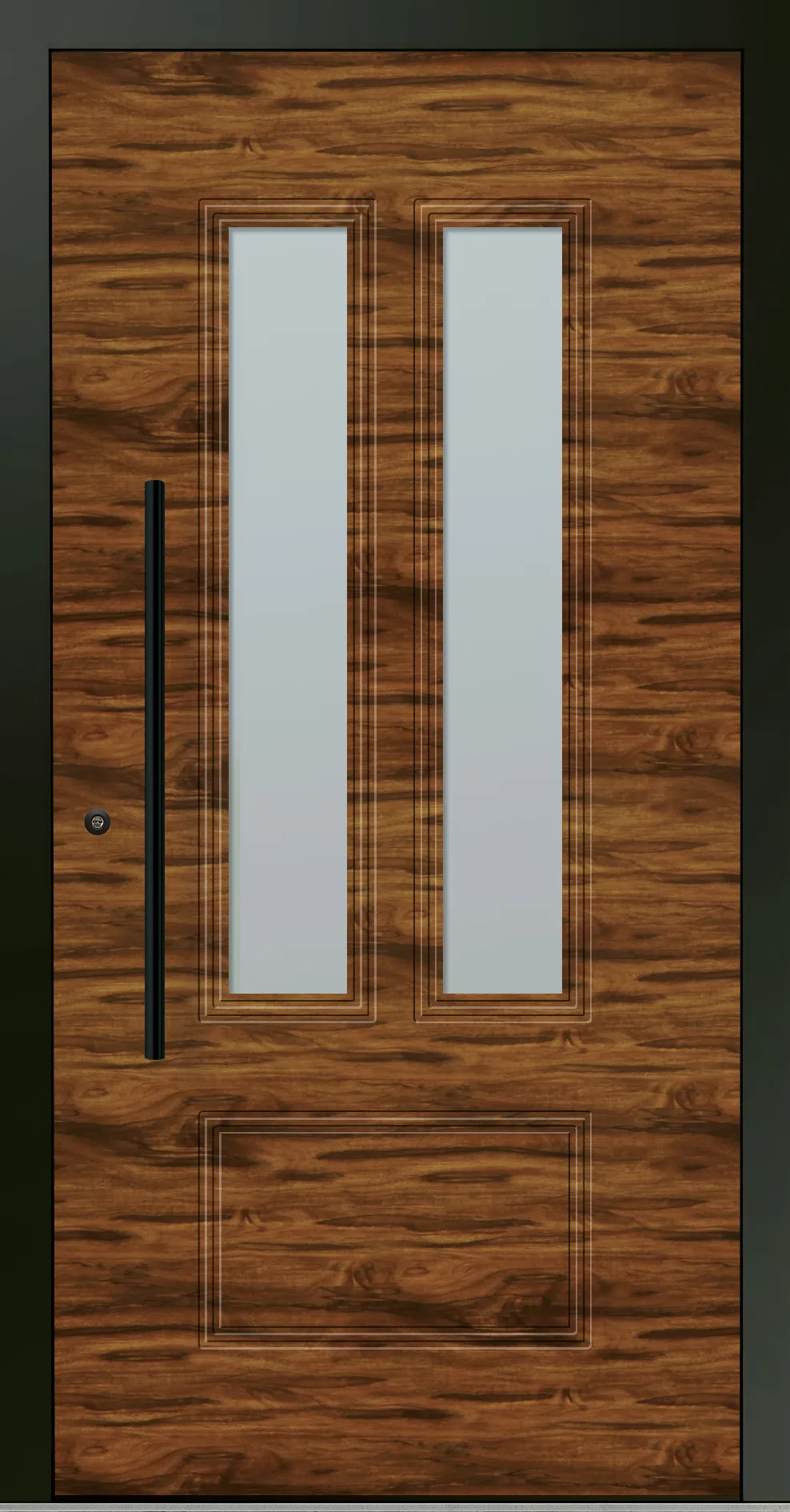 Aluminium-Haustür OptiDoor Blackline 32650D
