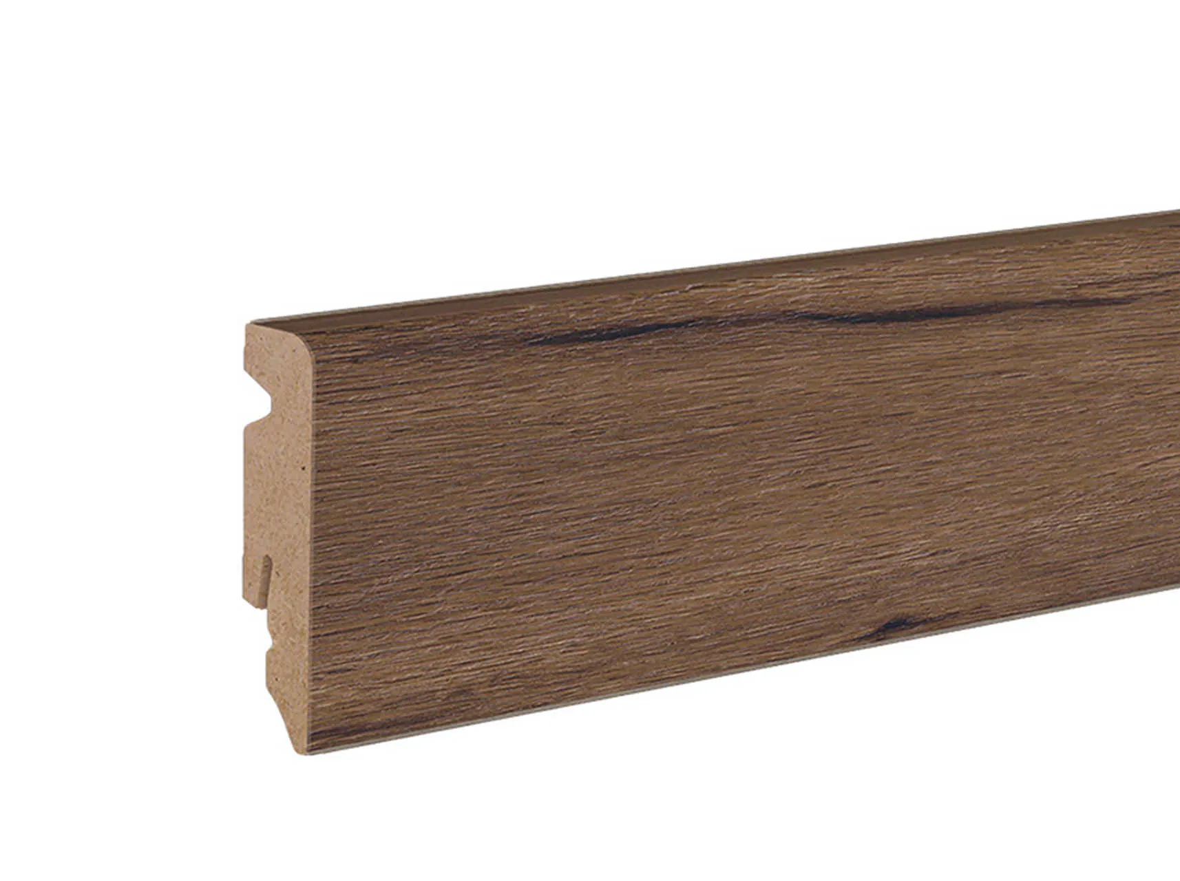 Design-Fußleiste 58/15 MDF Smoked Oak
