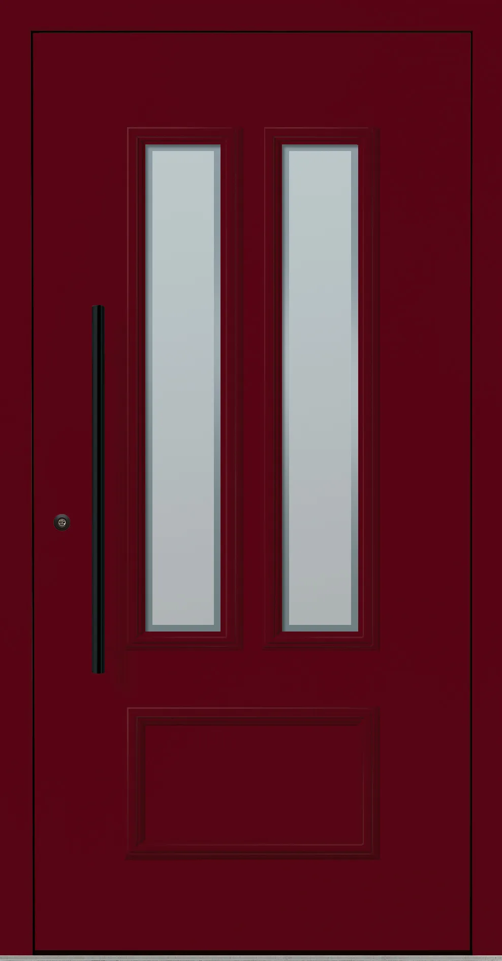 Aluminium-Haustür OptiDoor Blackline 32778D
