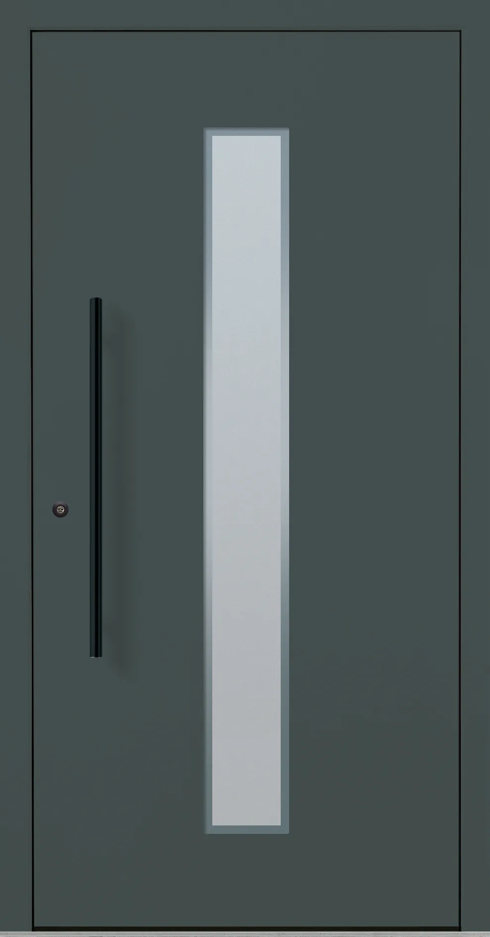 Aluminium-Haustür OptiDoor Blackline 32105D
