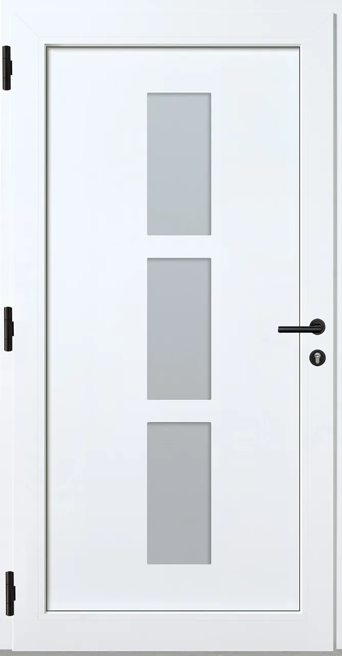 Aluminium-Haustür OptiDoor Power Blackline 38112P