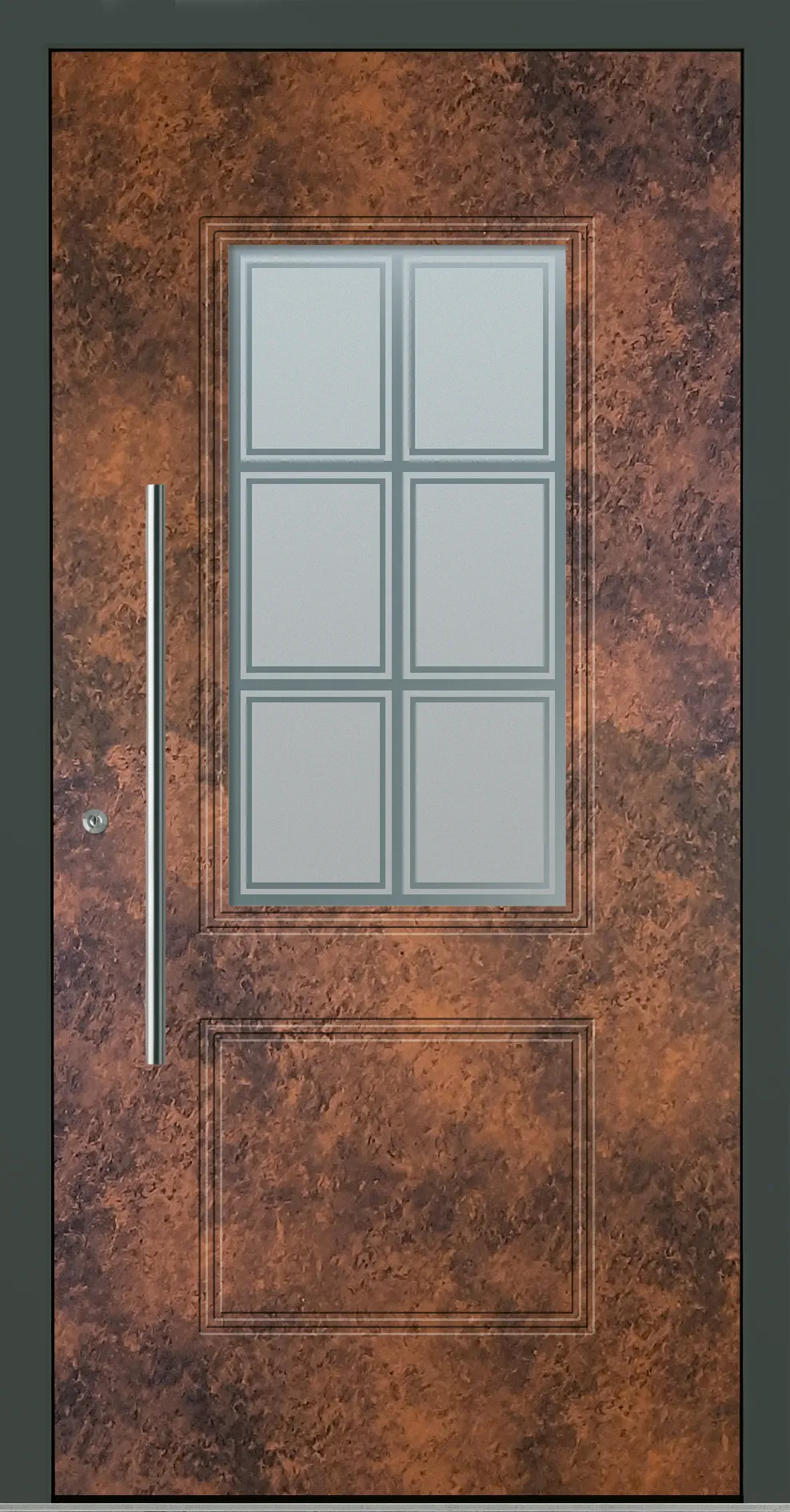 Aluminium-Haustür OptiDoor Design 32405D