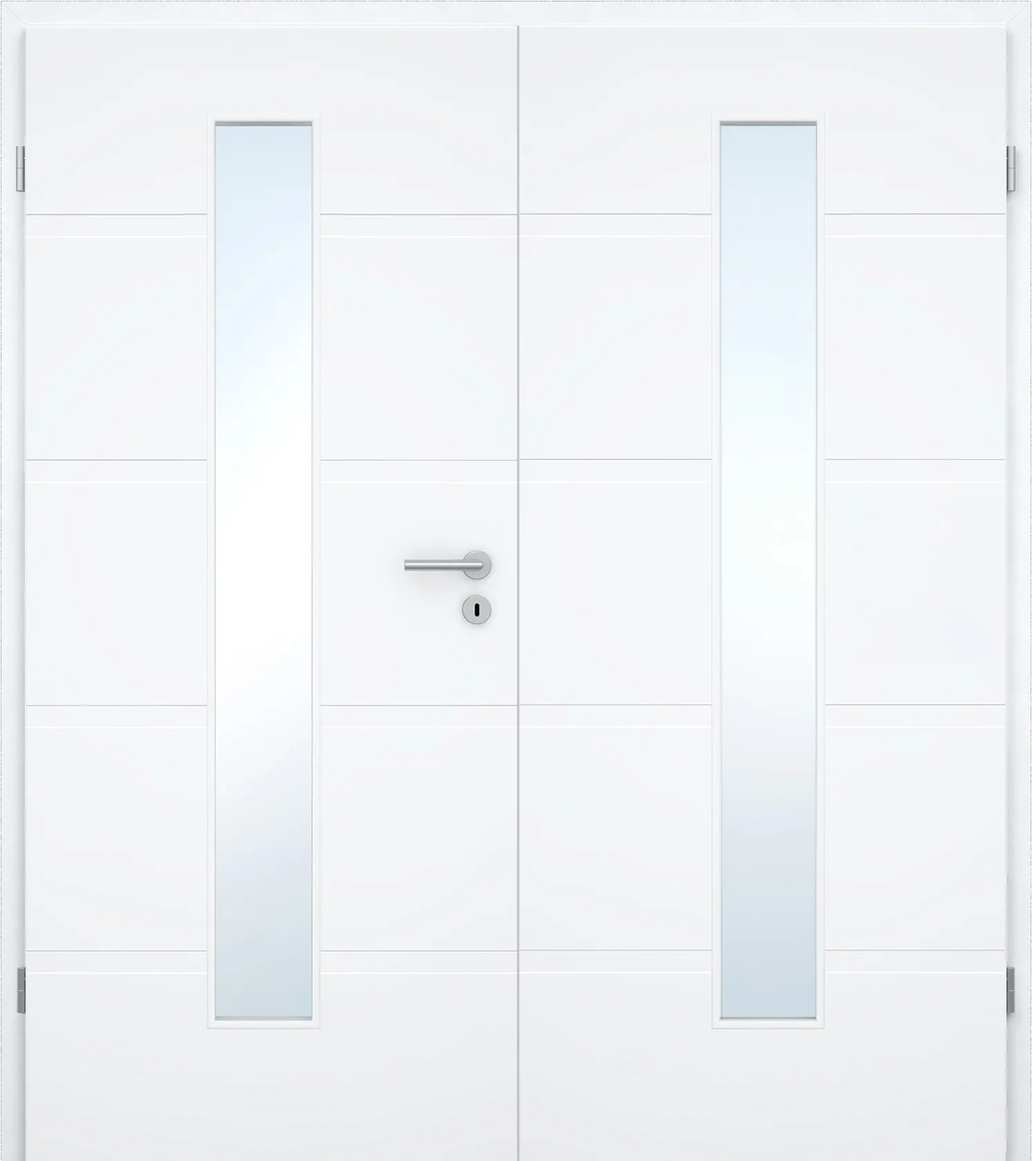 Doppelflügel-Design-Innentür Blanco Modus 5-LA Weißlack