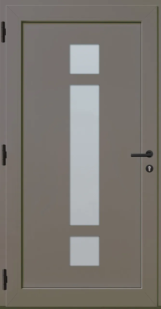 Aluminium-Haustür OptiDoor Exclusiv Blackline 38660E