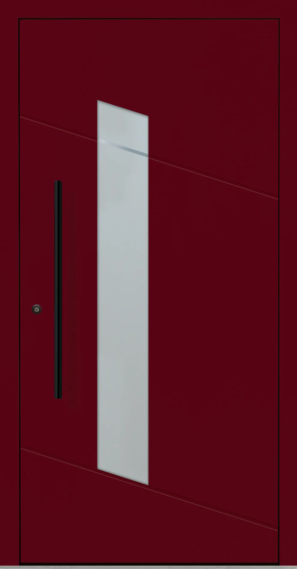 Aluminium-Haustür OptiDoor Blackline 32588D