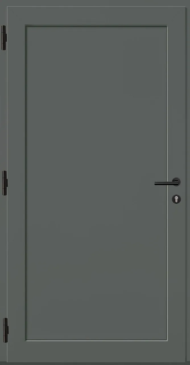 Aluminium-Haustür OptiDoor Power Blackline 38800P