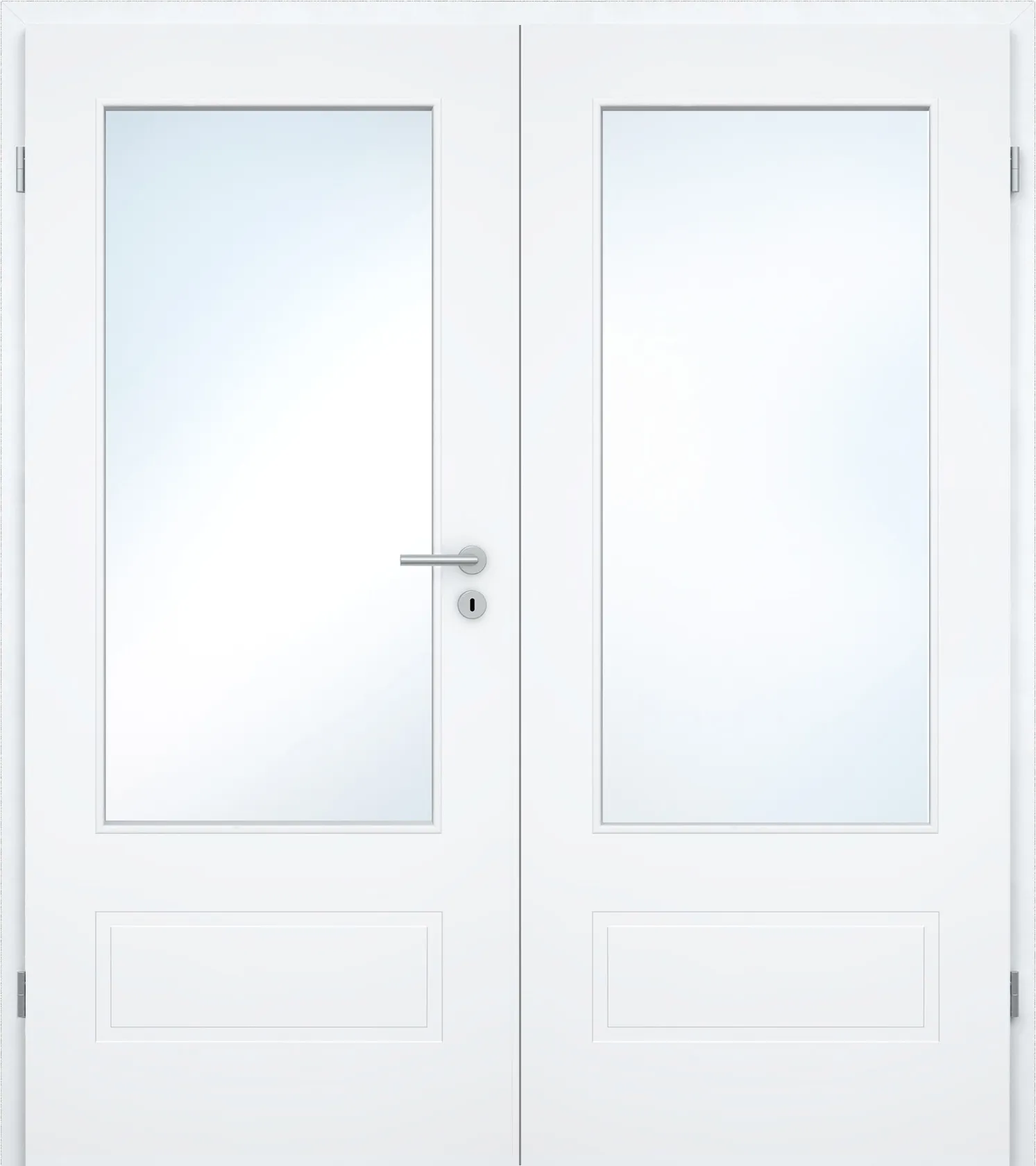 Doppelflügel-Kontur-Design-Innentür Blanco Flair 20FS-LA Weißlack