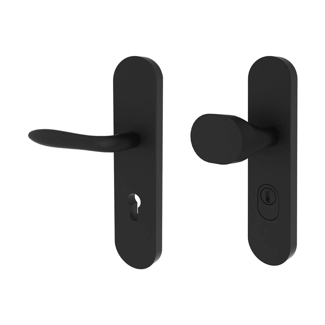Schutzbeschlag Eleganto 5 WEK Schwarz matt