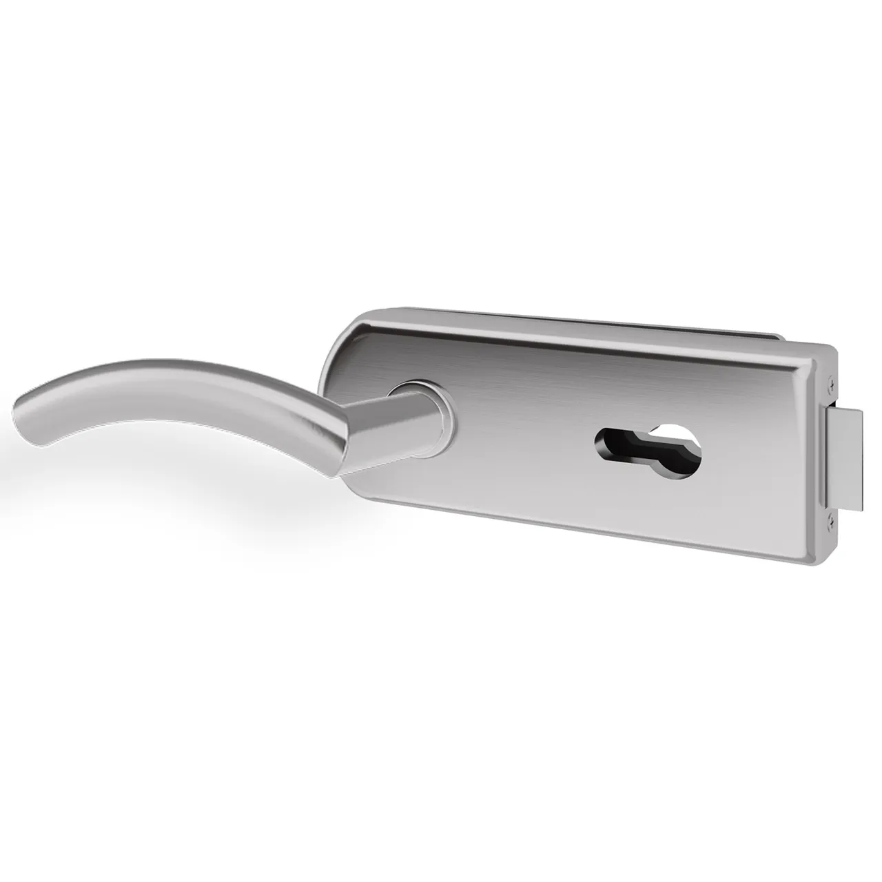 Glastürgriff Eleganto 7GR Edelstahl inkl. Set Bänder