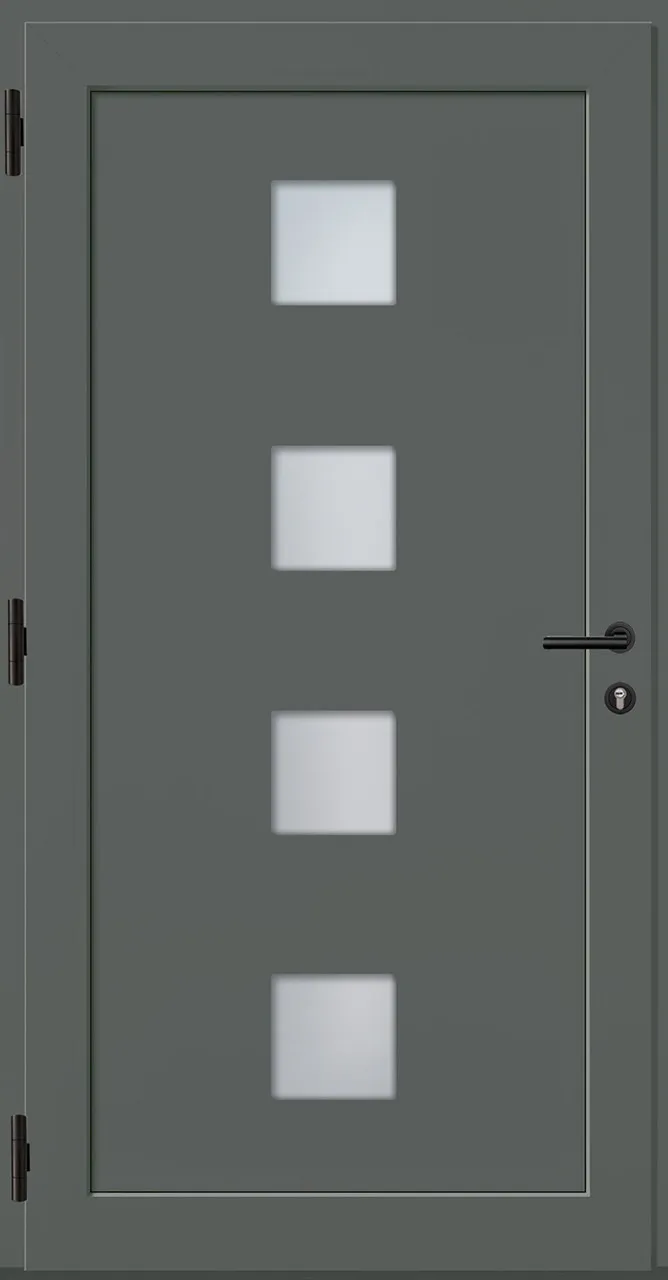 Aluminium-Haustür OptiDoor Power Blackline 38608P