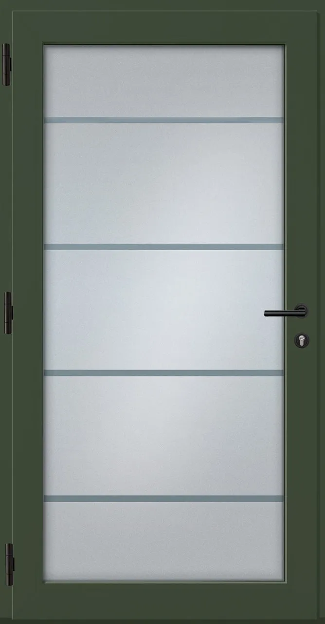 Aluminium-Haustür OptiDoor Power Blackline 38400P