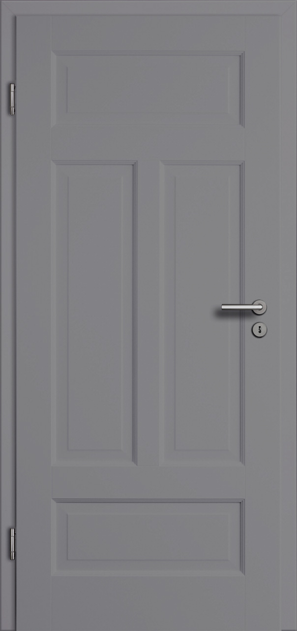 Stil-Innentür Grigio Premium 4FS-Quer Grau