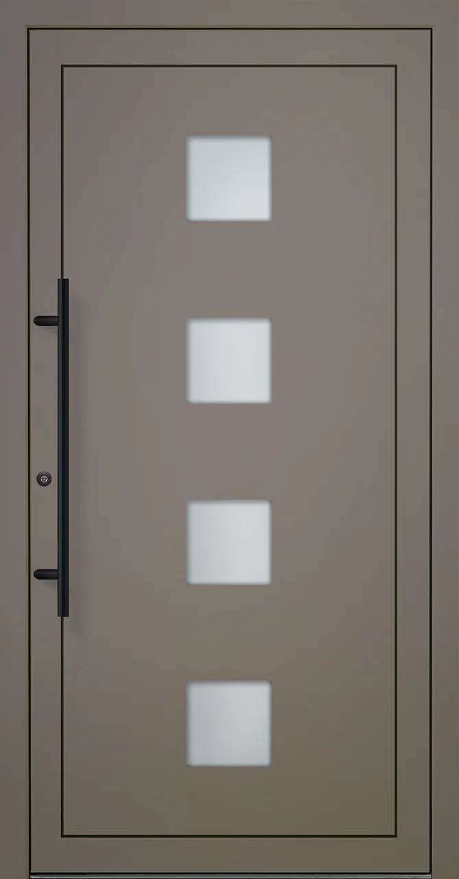 Aluminium-Haustür OptiDoor Power Blackline 38608P