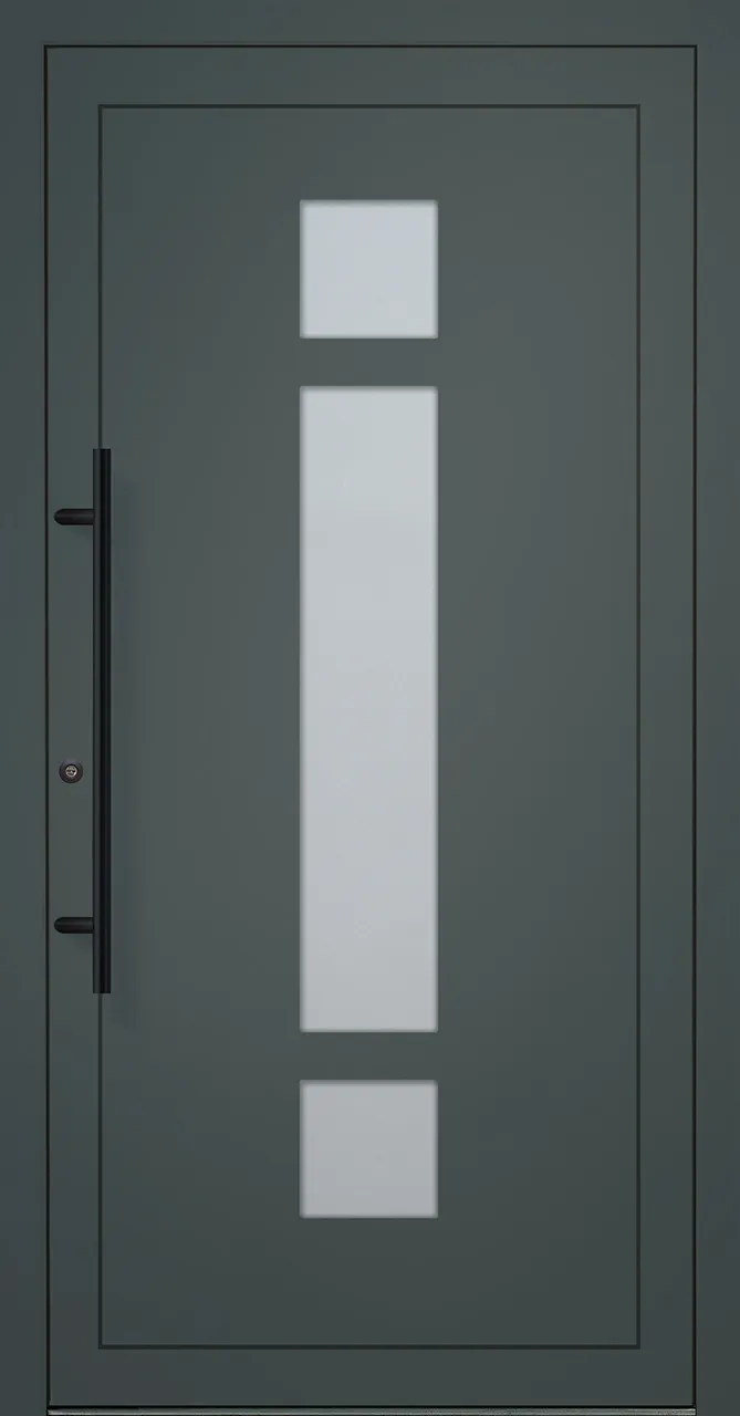 Aluminium-Haustür OptiDoor Power Blackline 38660P