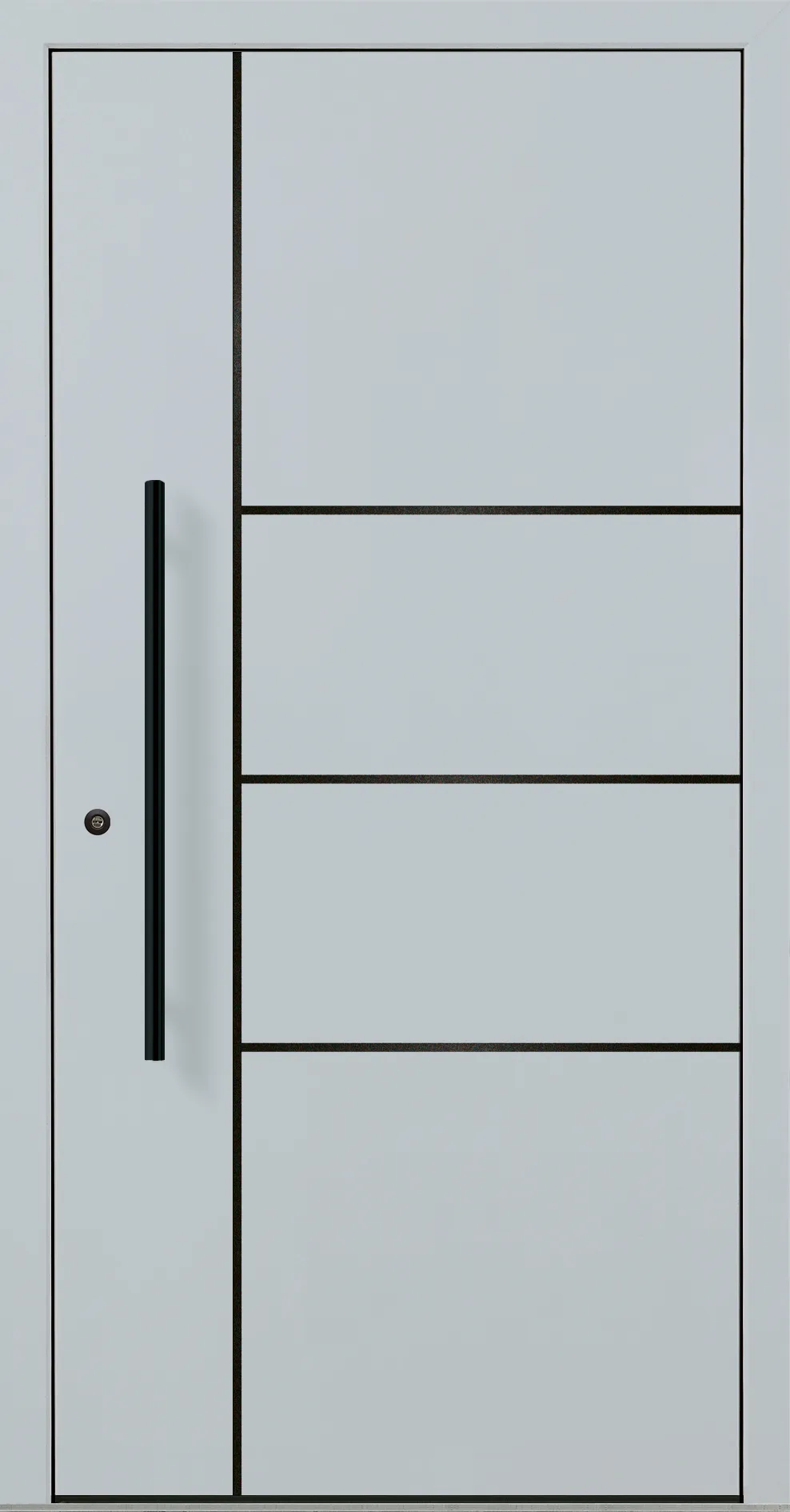 Aluminium-Haustür OptiDoor Blackline 30200D