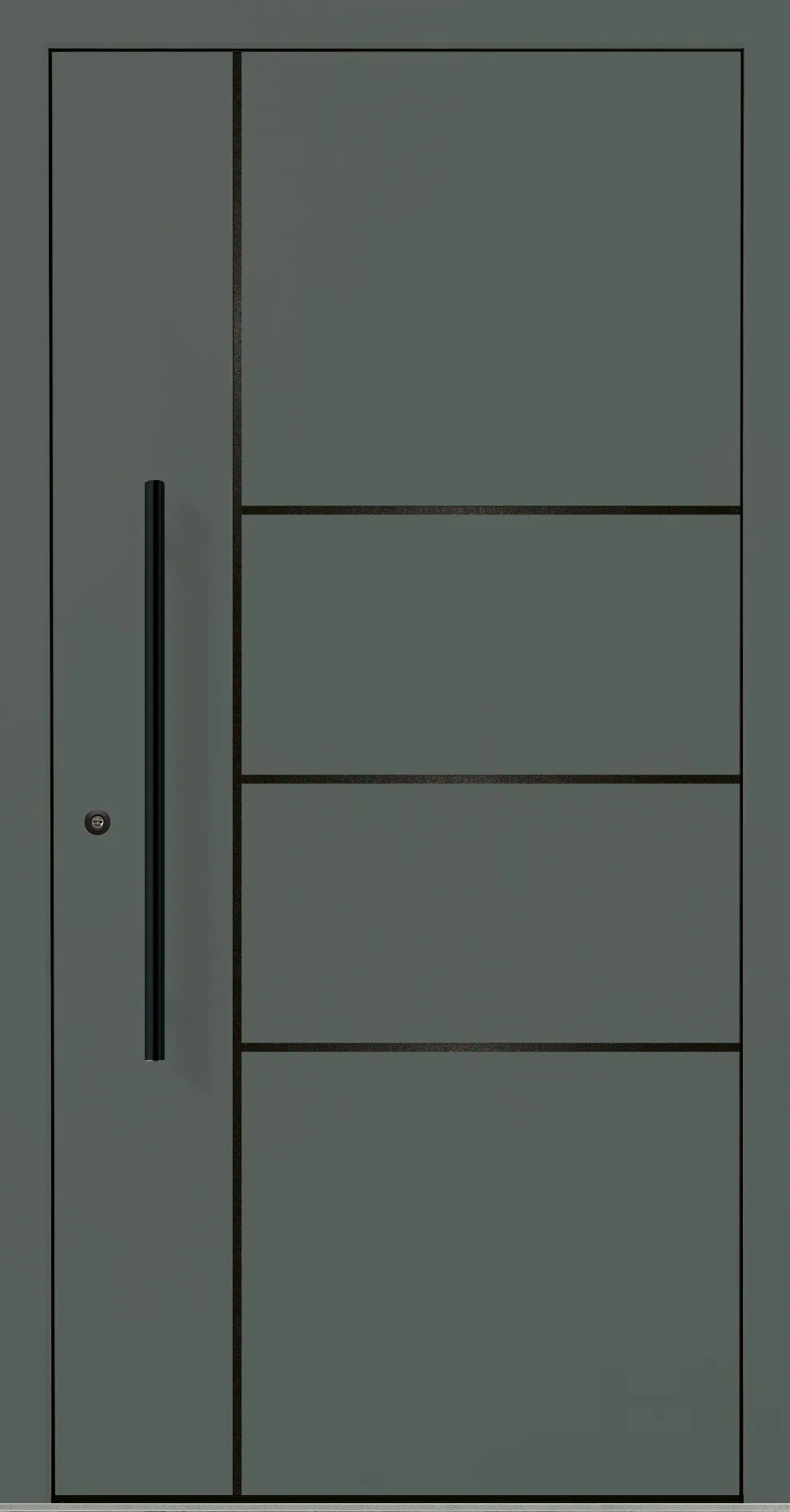 Aluminium-Haustür OptiDoor Blackline 30200D
