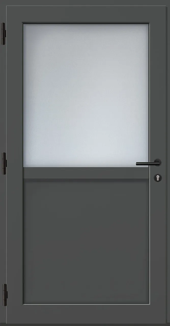 Aluminium-Haustür OptiDoor Power Blackline 38002P