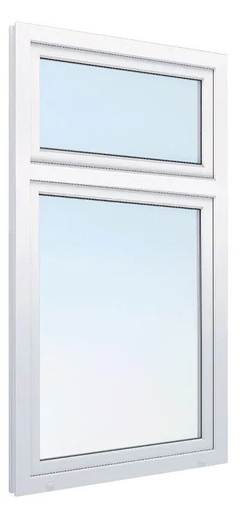 1-flg. Kunststofffenster mit Oberlicht blueWIN Exclusiv