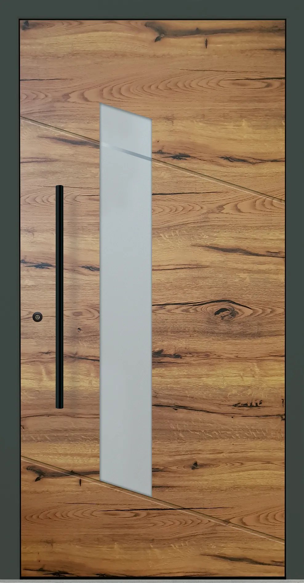 Aluminium-Haustür OptiDoor Blackline 32588D