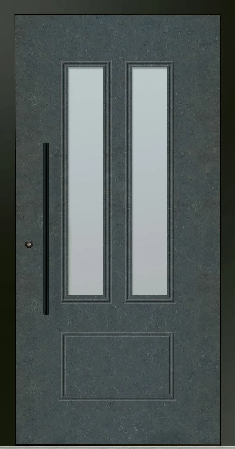 Aluminium-Haustür OptiDoor Blackline 32650D