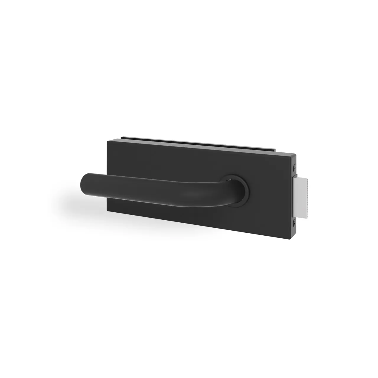 Glastürgriff Eleganto 3GE-S Schwarz matt inkl. Set Bänder