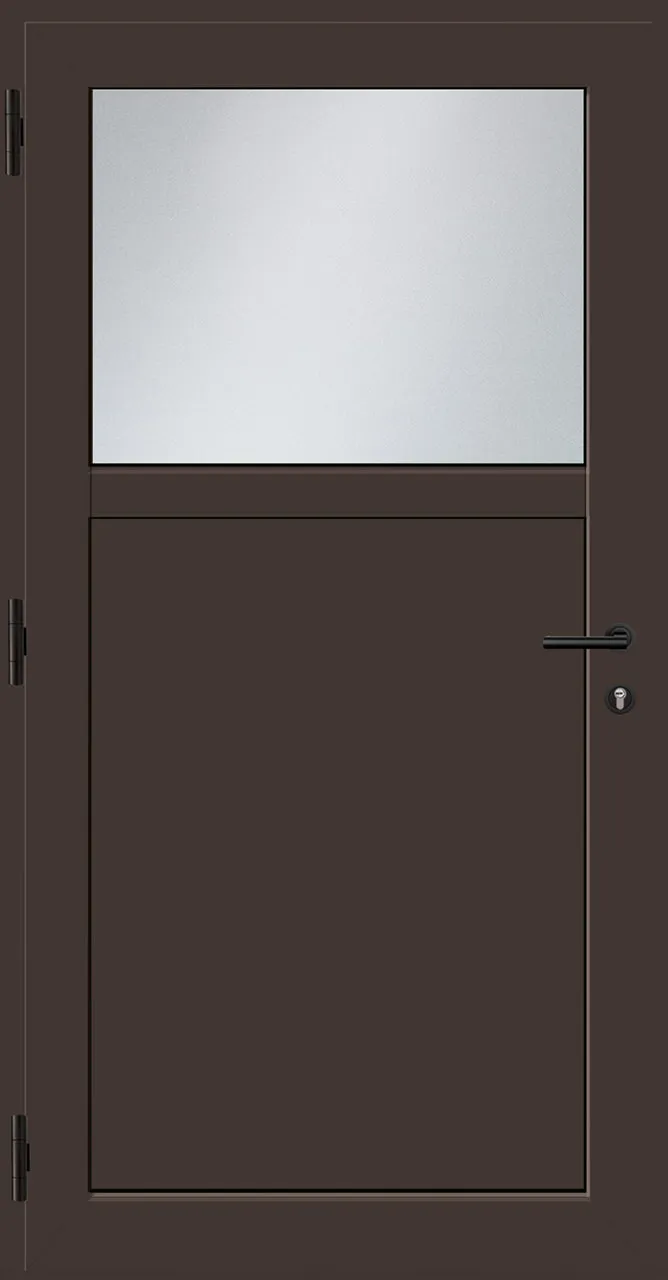 Aluminium-Haustür OptiDoor Power Blackline 38003P