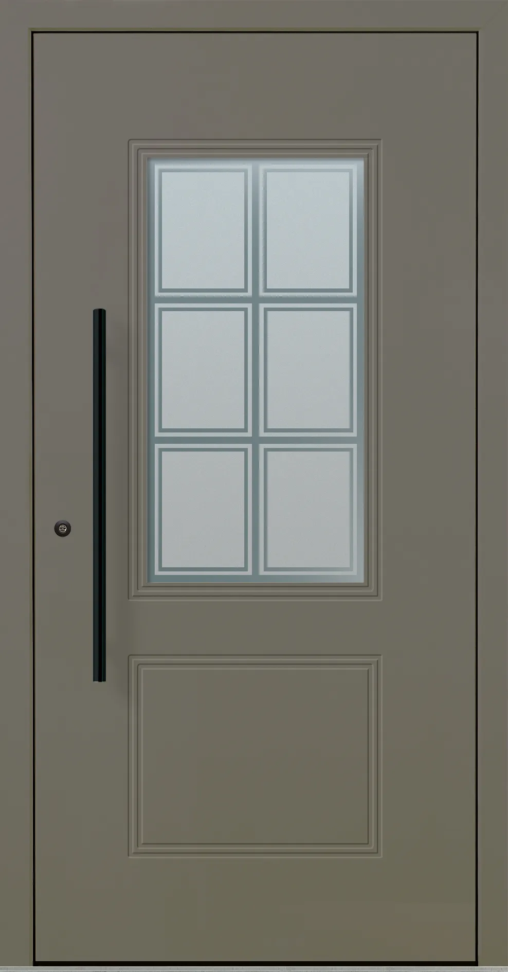 Aluminium-Haustür OptiDoor Blackline 32405D