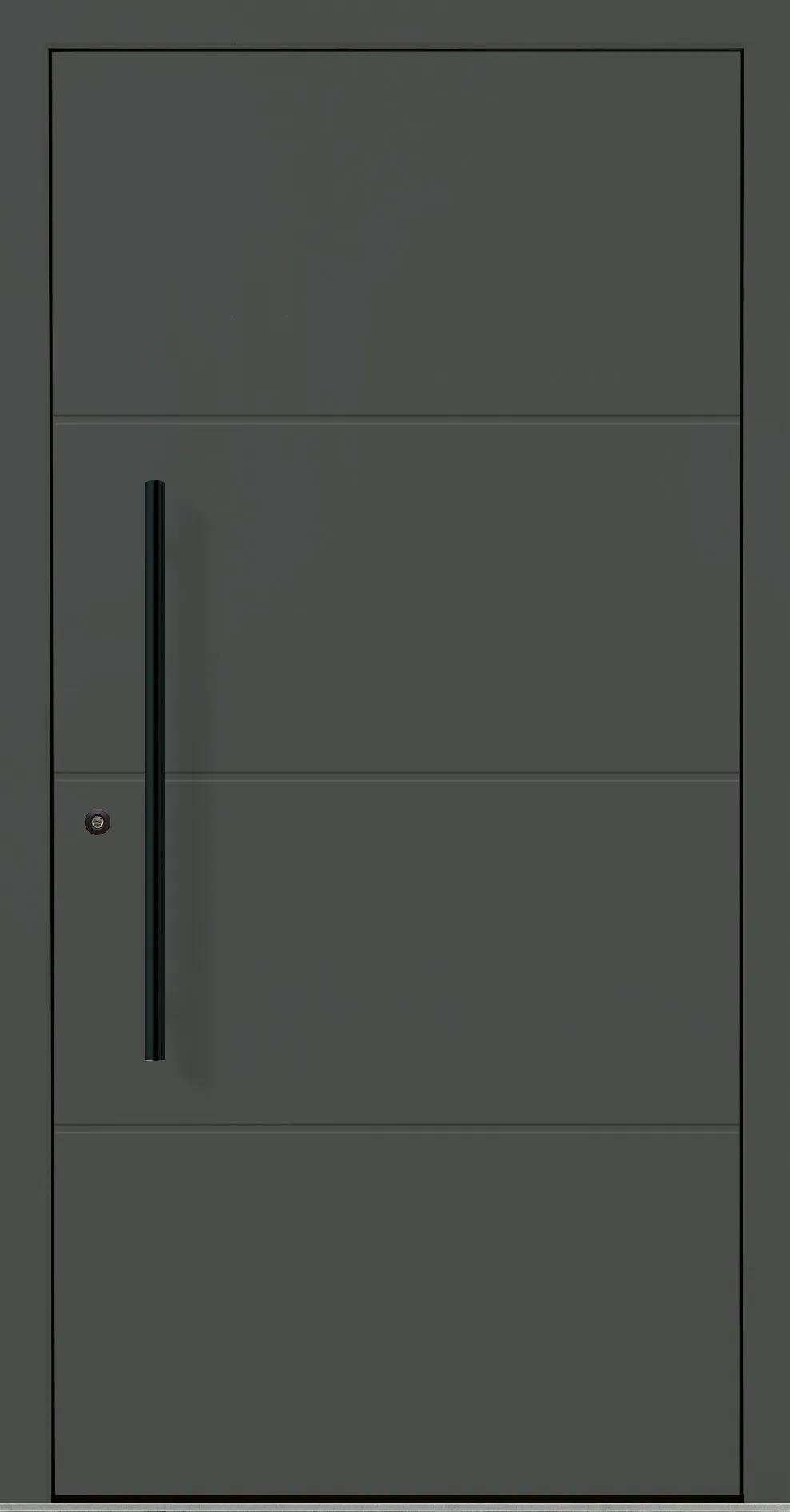 Aluminium-Haustür OptiDoor Blackline 30500D