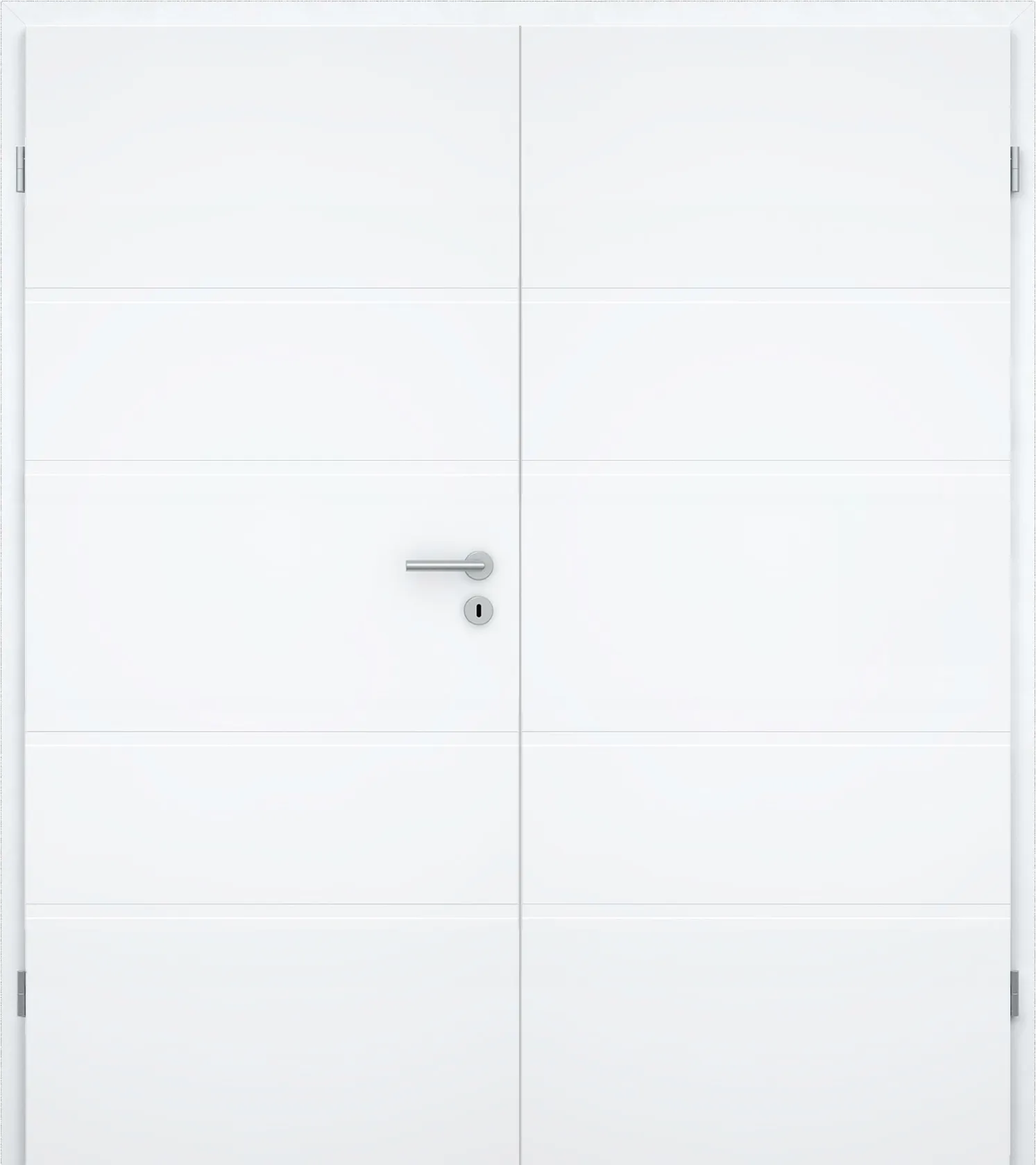 Doppelflügel-Design-Innentür Blanco Futura E Weißlack