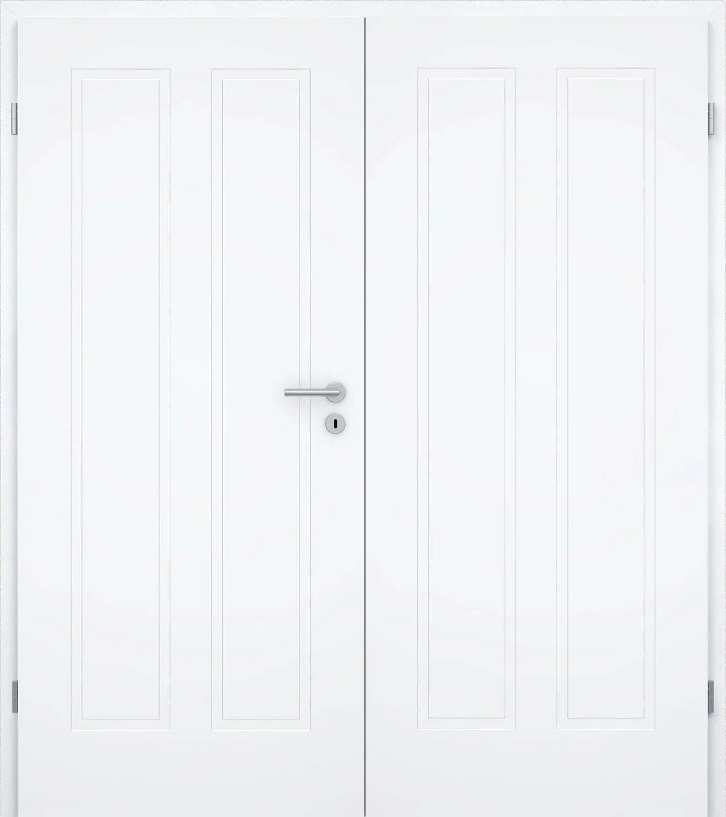 Doppelflügel-Kontur-Design-Innentür Blanco Flair BS2 Weißlack
