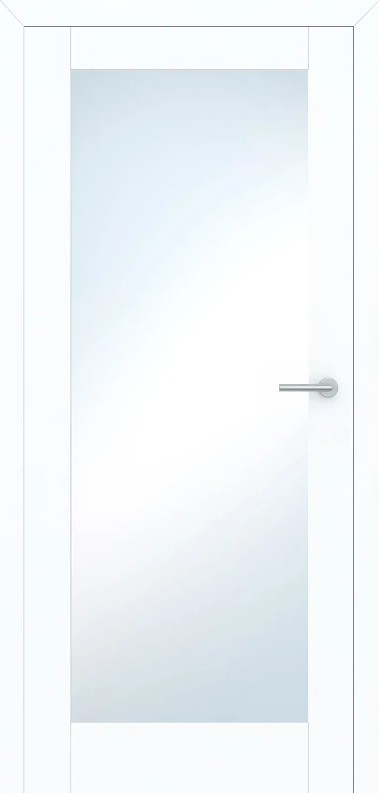 Füllungs-Designtür Pur Smart BS-LA Flat Weißlack neo