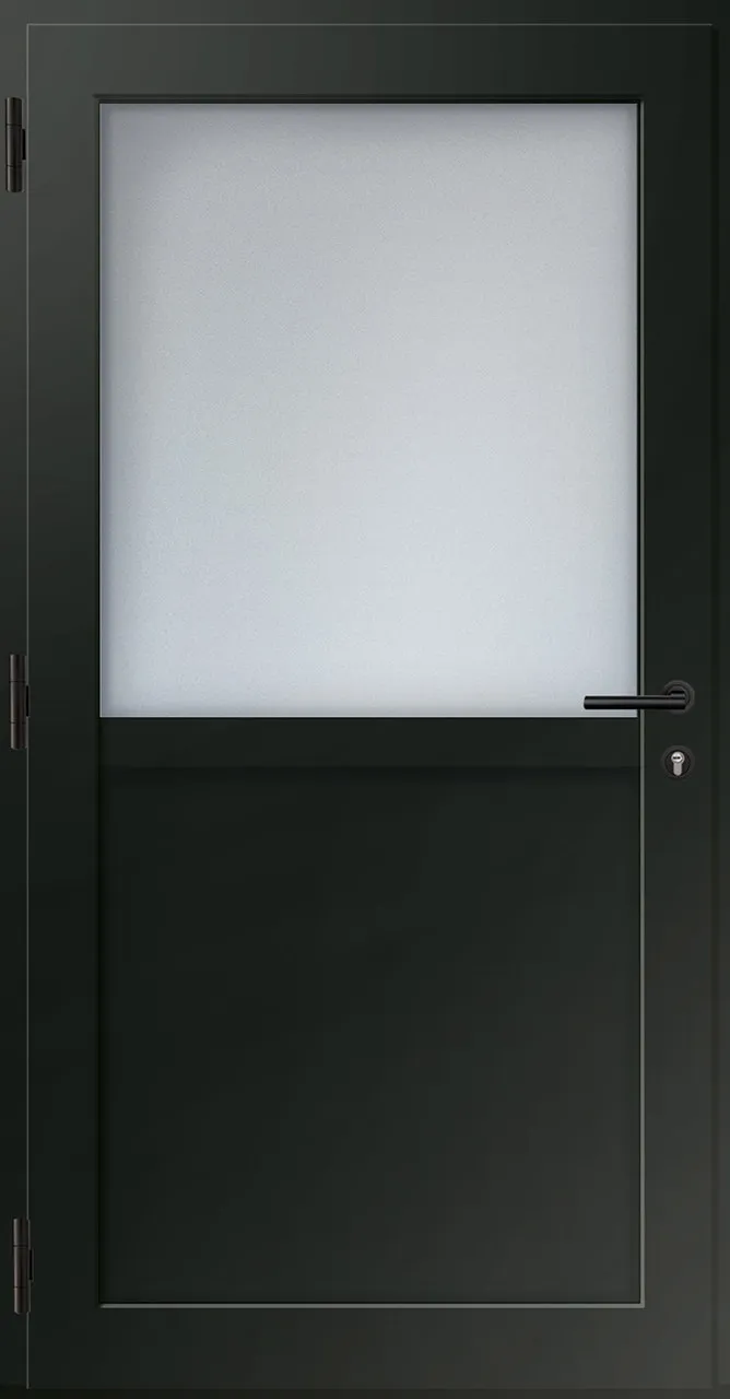 Aluminium-Haustür OptiDoor Power Blackline 38002P