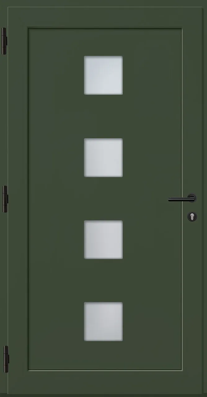 Aluminium-Haustür OptiDoor Power Blackline 38608P