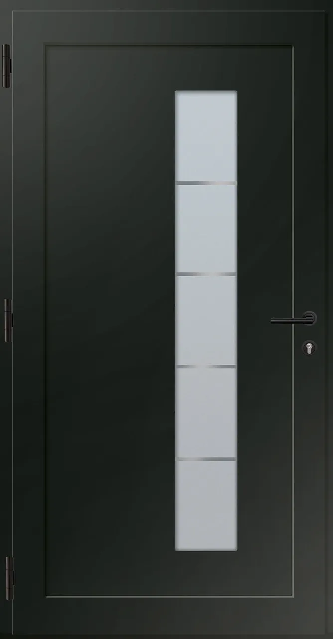 Aluminium-Haustür OptiDoor Power Blackline 38711P
