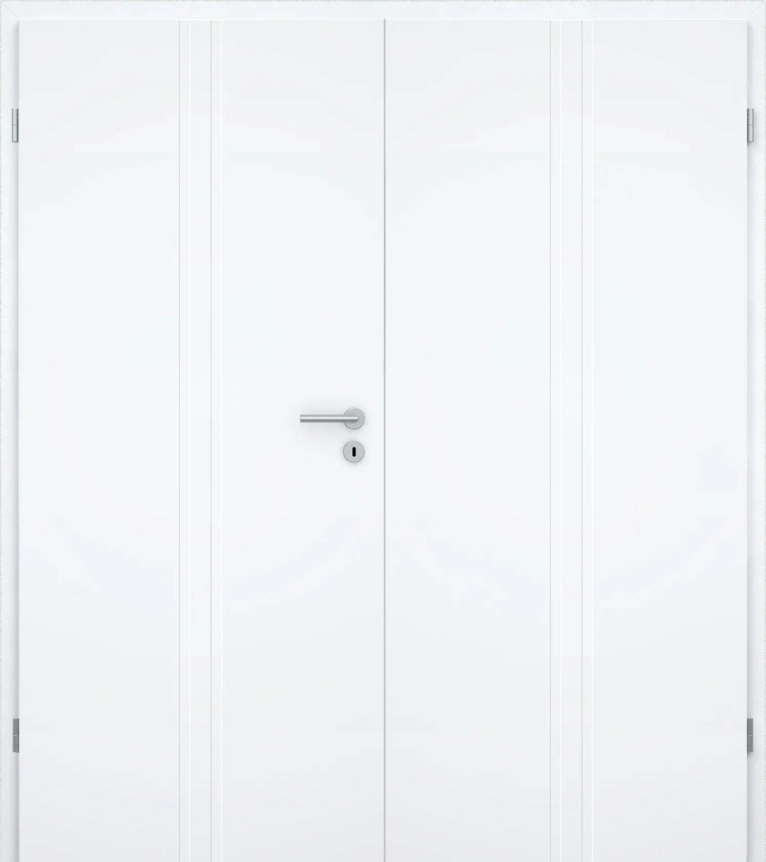 Doppelflügel-Design-Innentür Blanco Futura B Weißlack