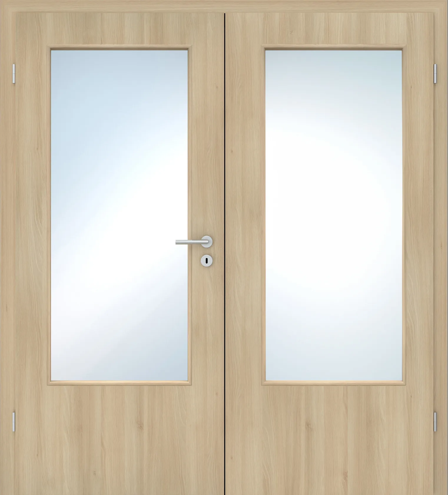 Doppelflügel-Innentür Laminato Akazie CPL großer Lichtausschnitt