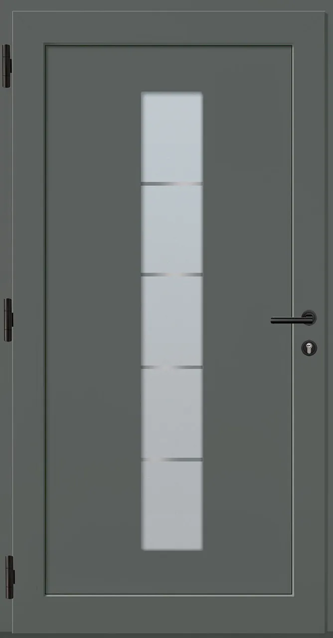 Aluminium-Haustür OptiDoor Exclusiv Blackline 38441E