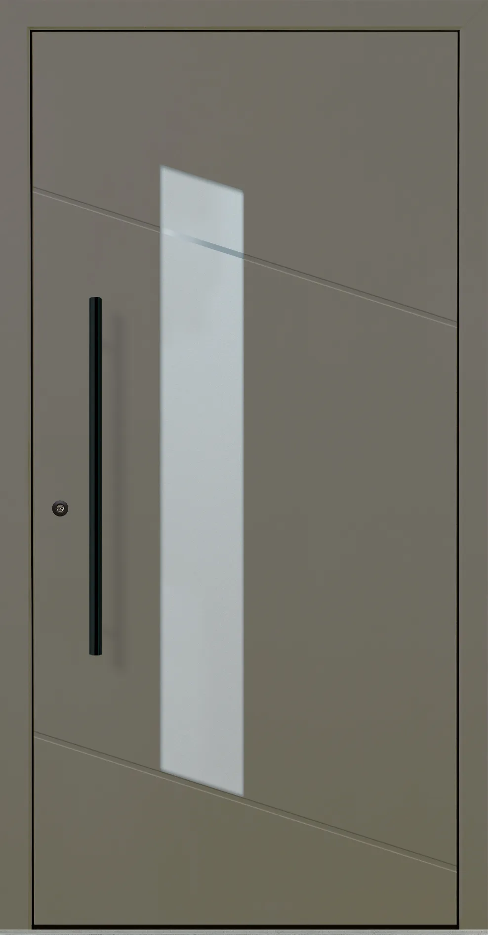 Aluminium-Haustür OptiDoor Blackline 32588D