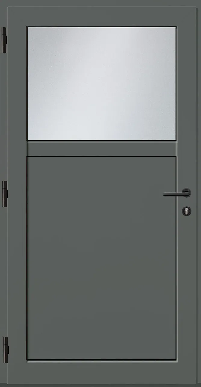 Aluminium-Haustür OptiDoor Power Blackline 38003P