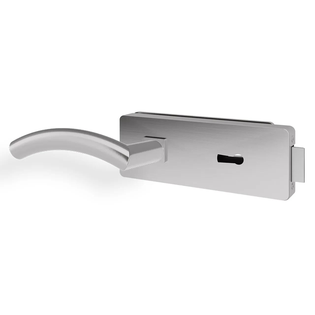 Glastürgriff Eleganto 7GS Edelstahl inkl. Set Bänder
