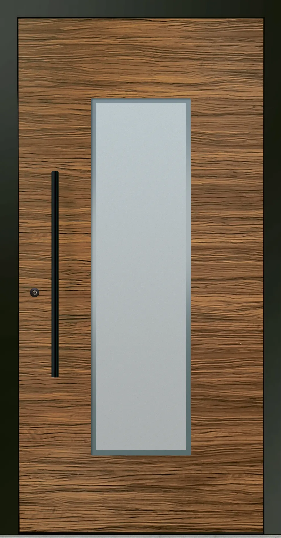 Aluminium-Haustür OptiDoor Blackline 30402D