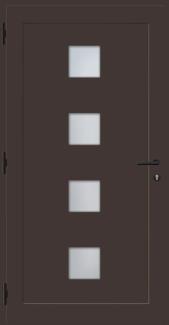 Aluminium-Haustür OptiDoor Power Blackline 38608P