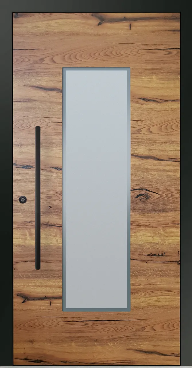 Aluminium-Haustür OptiDoor Blackline 30402D